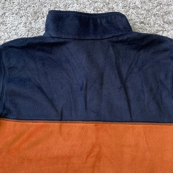 NWT Mens Columbia Steens Mountain Half Snap Warm Copper/Black Fleece Jacket Sz M - Picture 10 of 11